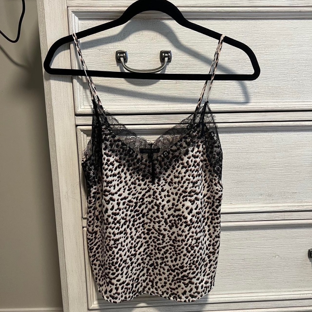 Cute cheetah/leopard print tank top. Size XZ